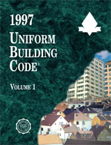 1997 Uniform Building Code Volume I cover